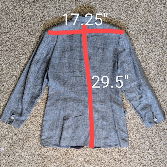 Vintage Women's Grey Blazer, 5 Button Closure, Schneider's Salzberg - Picture 11 of 12